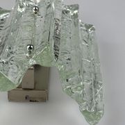Wall lamp Wall Sconce Fischer Leuchten Germany Ice Glas Design