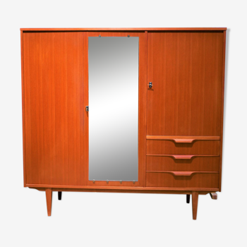 Vintage teak wardrobe