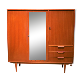 Vintage teak wardrobe