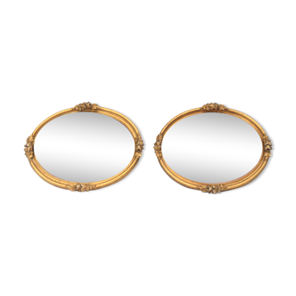 Pair of gilded wooden frames