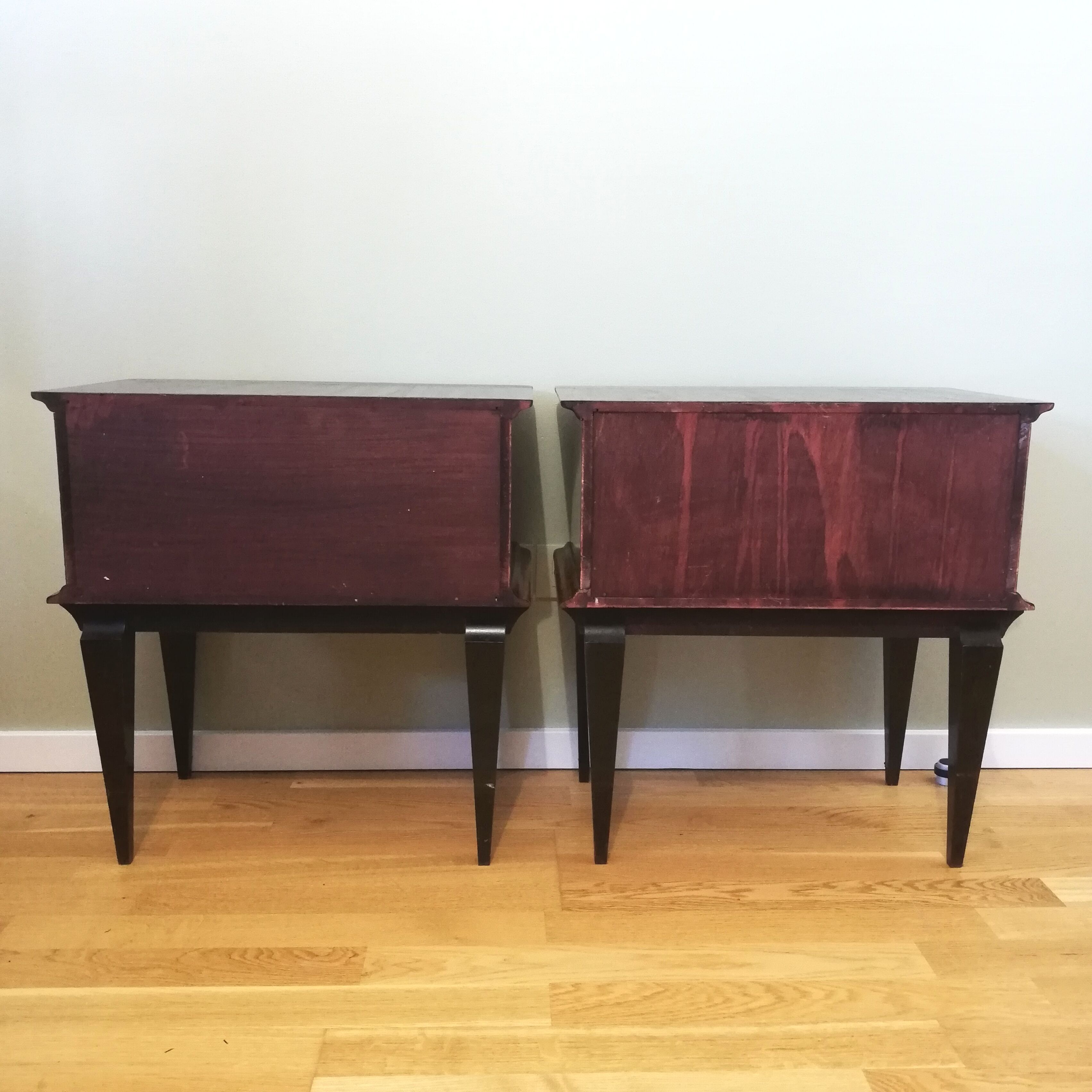 Pair of vintage bedside tables 60s