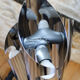 Suspension in chromed metal 3 lights 70s