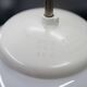 1940s Opaline Glass Globe Pendant Light | Vintage Ceiling Lamp | Rewired