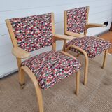 2 Hugues Steiner Chairs 60s