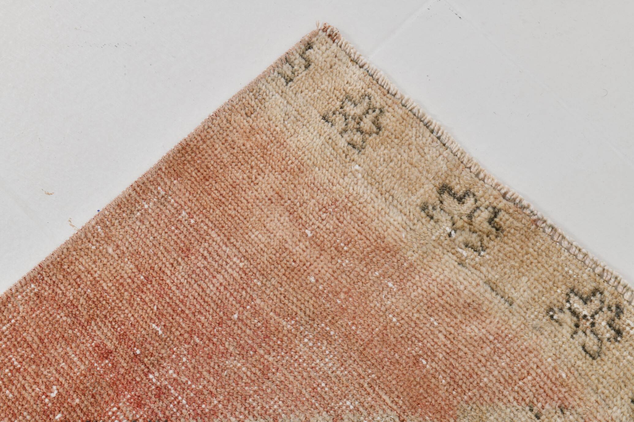 3x12 Vintage Oushak Runner Rug, Antique Rug, Hallway Runner Rug, 82x365Cm