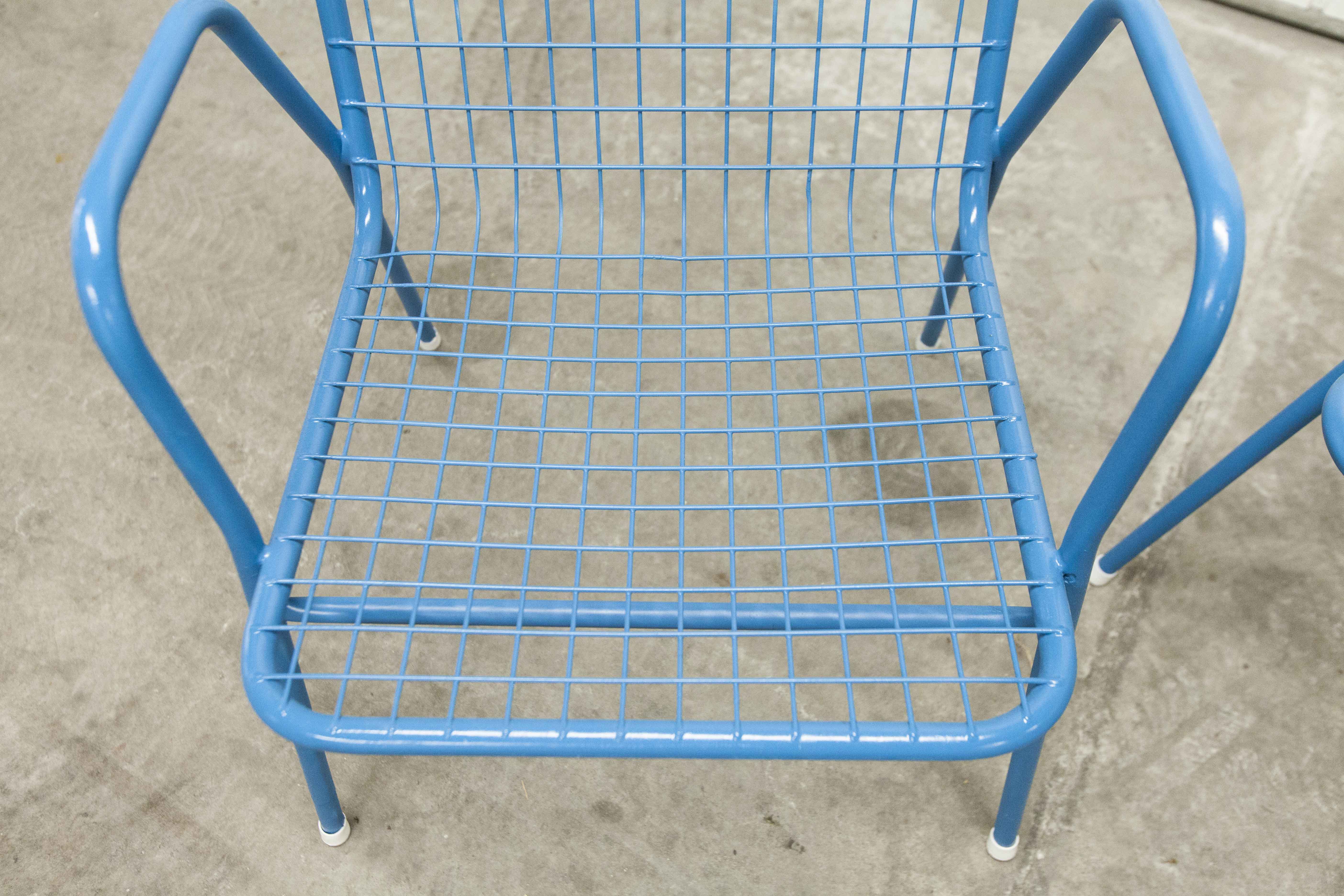 Pair Emu armchairs model rio restored 1960