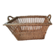 Old rattan laundry basket