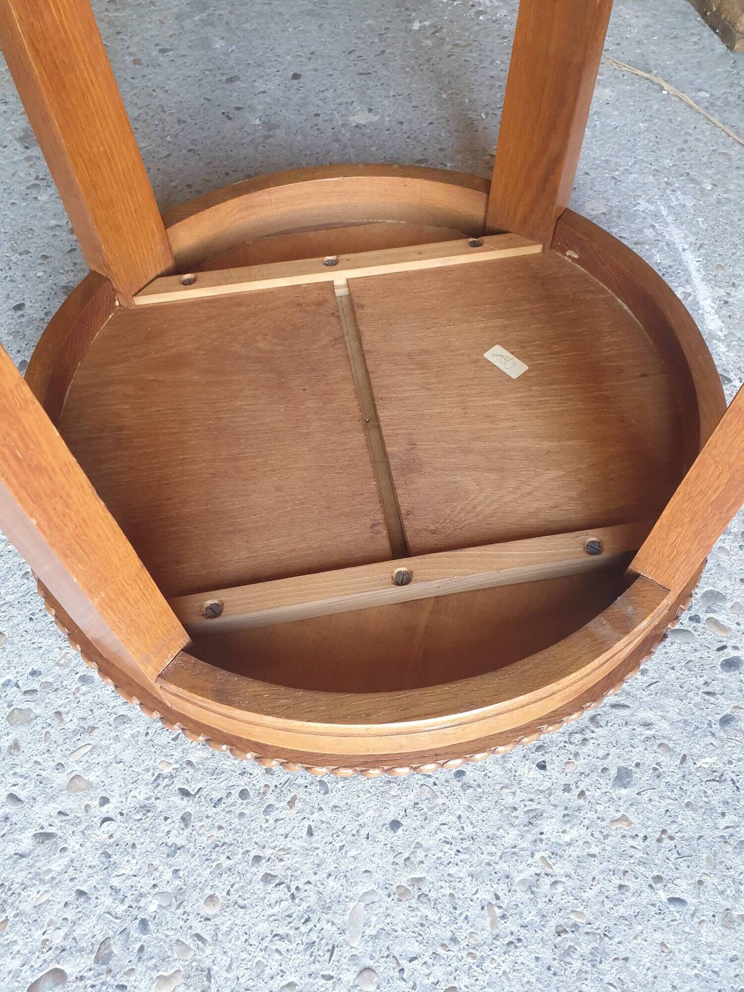 Gueridon with swings style art deco circa 1940 51.5 x 60 x 60 cm