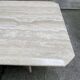Table basse rectangulaire travertin
