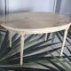 Table basse ovale marbre