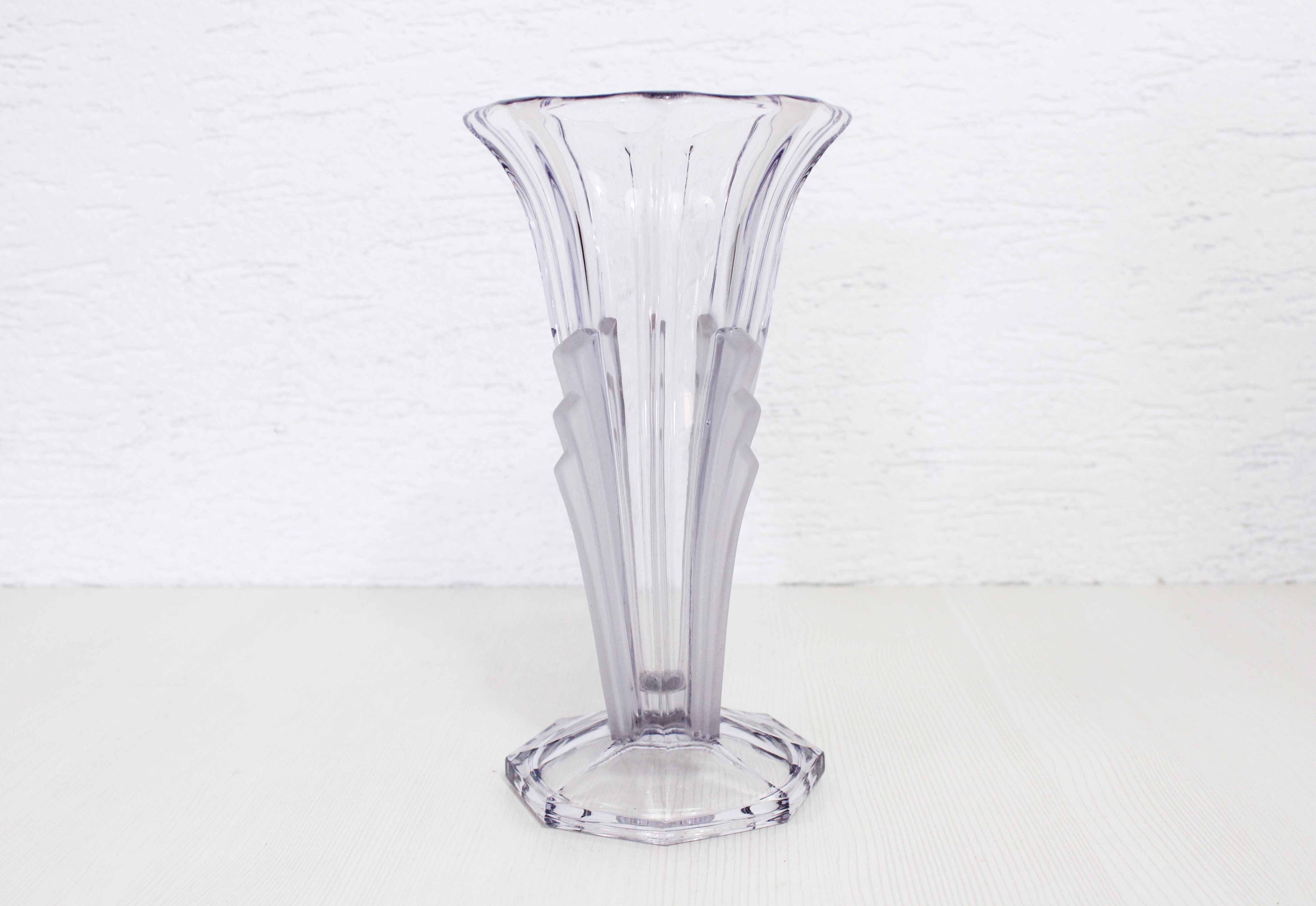 Art Deco glass vase