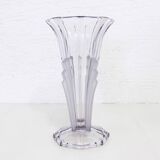 Vase Art Déco en verre