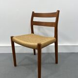 2 Danish Mid-Century Teak Dining Chairs #84 by Niels O. Møller for J. L. Moller