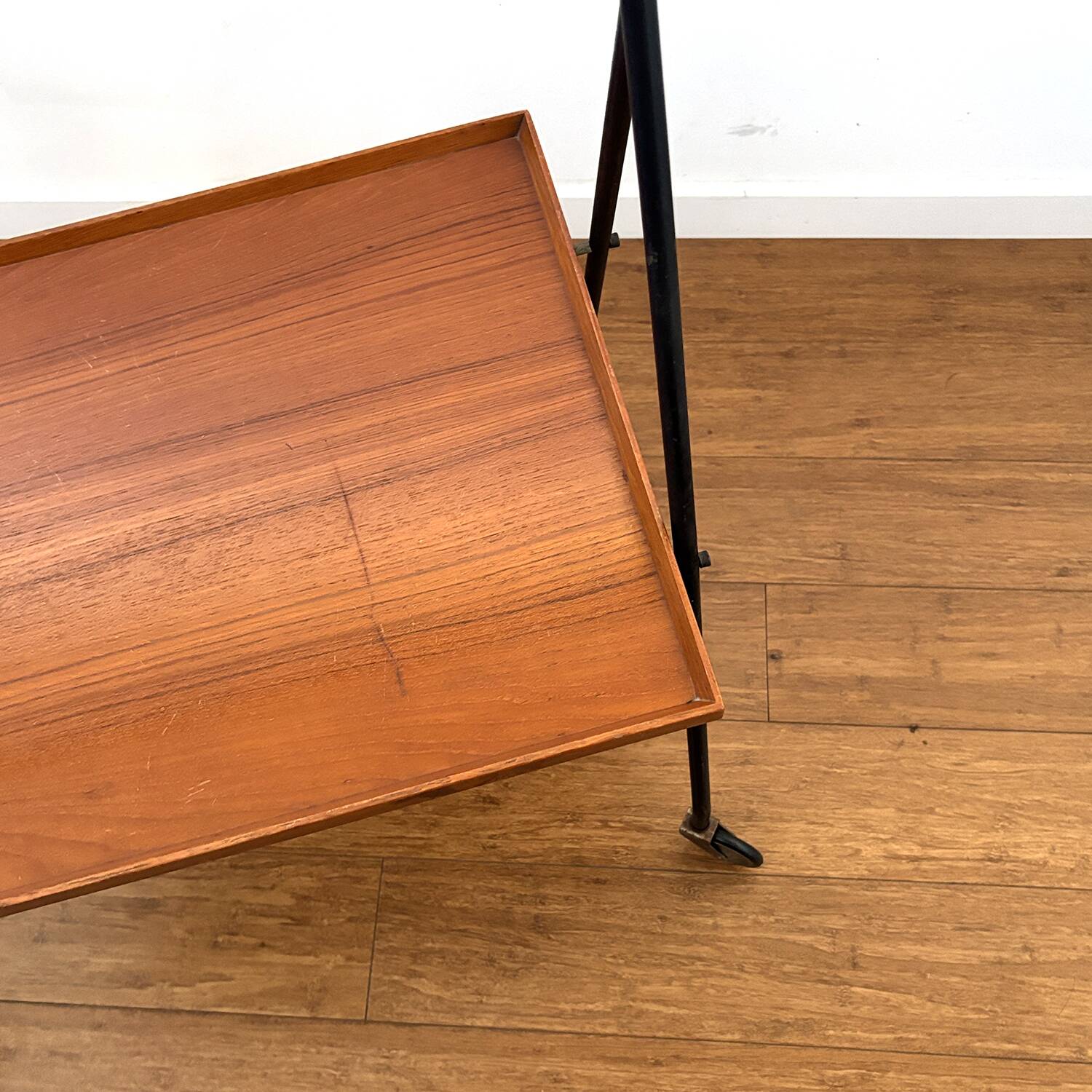 Folding Scandinavian dessert trolley