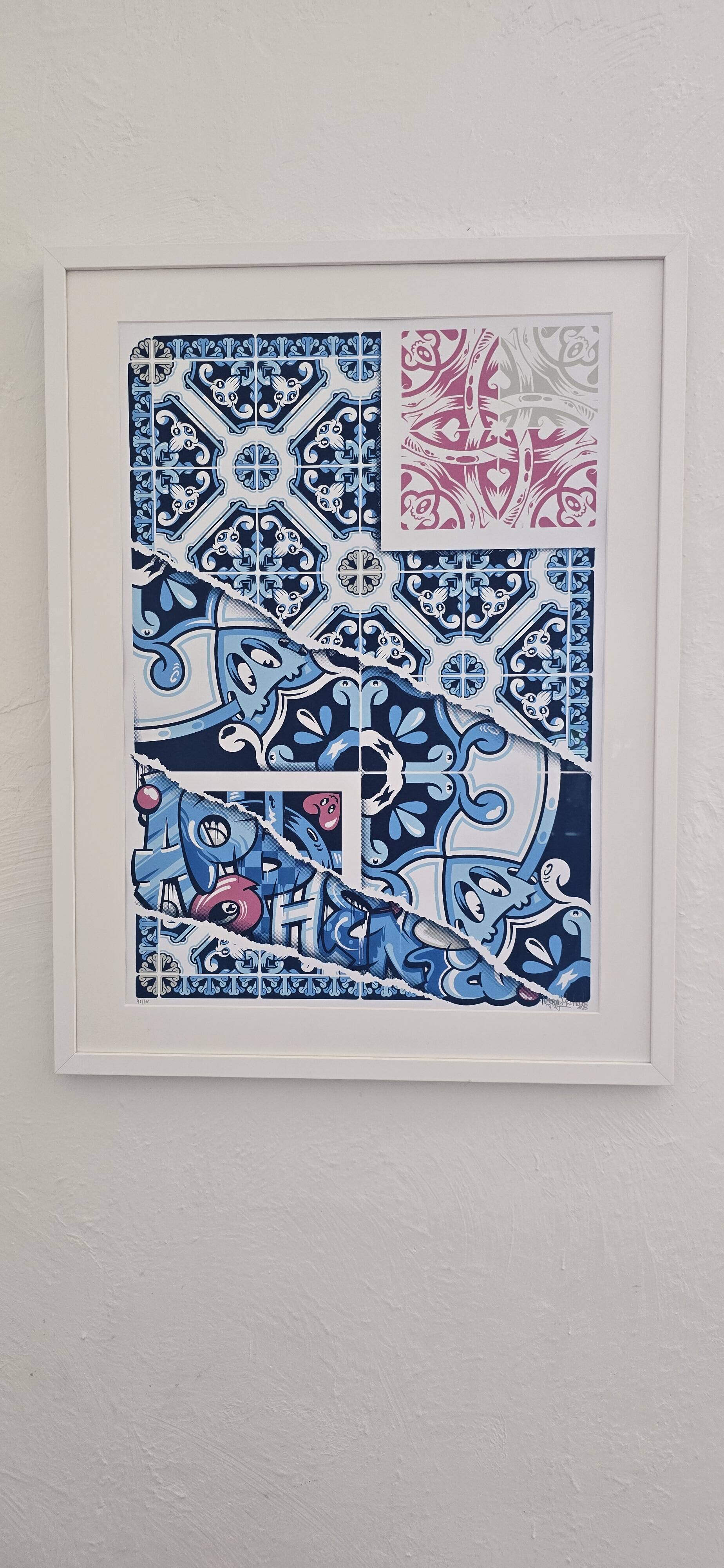 Add fuel - diogo machado (1980) - silkscreen print "apophenia" signed no. 43