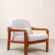Fauteuil Vintage en Teck de Komfort, Danemark, 1980s