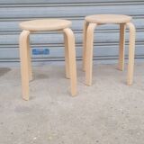 Pair of Ikea frosta stools 1980