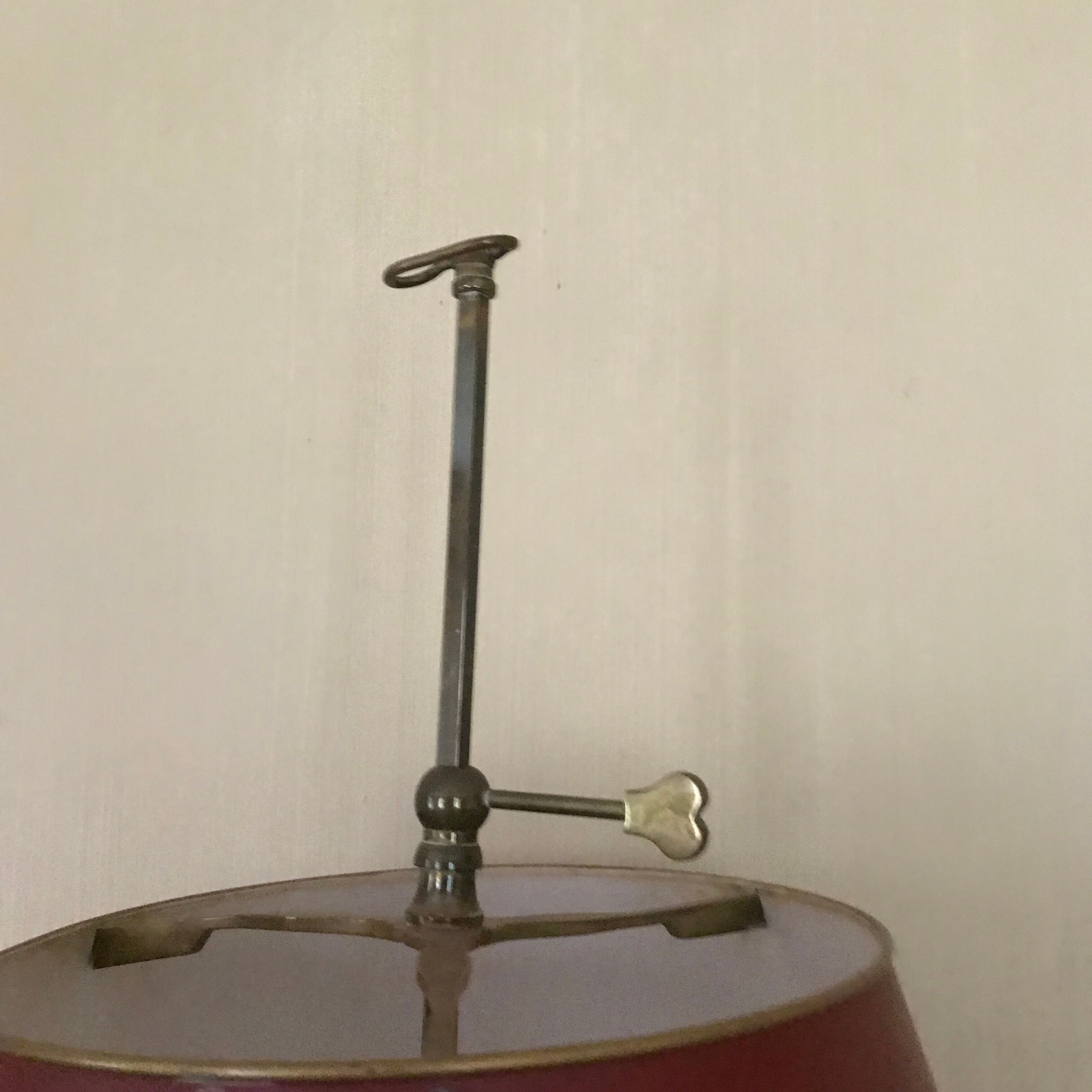 Hot water bottle lamp Aa three lights style Louis XVI XX century