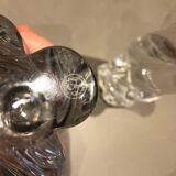 Pair of Baccarat Aladin crystal candlesticks