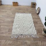 Handmade Berber wool mrirt rug 150 X 97 CM