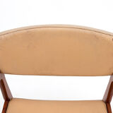 Danish Modern Teak & Leather Armchair by Erik Buck for Ørum Møbelfabrik