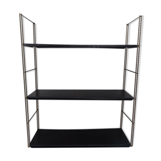 Metal thong wall shelf