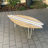 Surf coffee table | hairpin feet