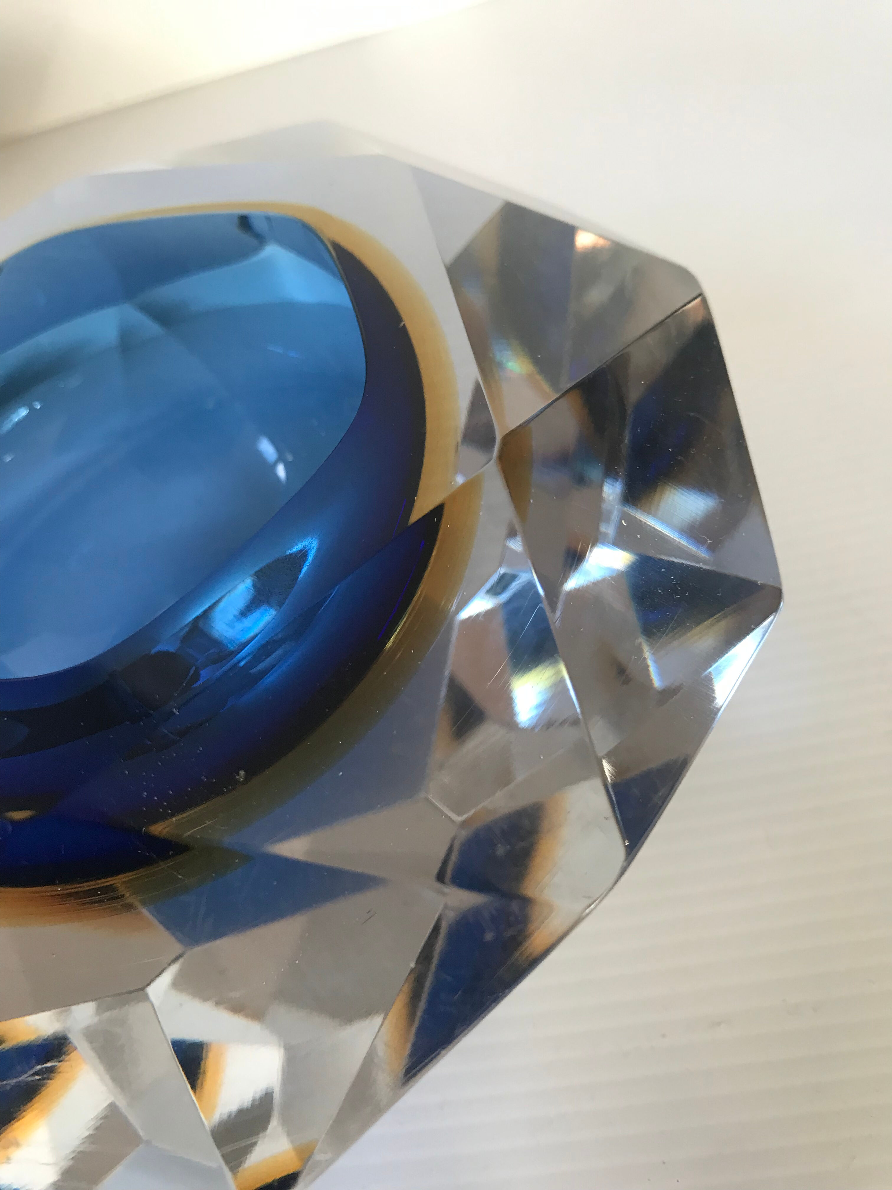 Ashtray « diamond « Murano