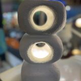 ALBERT TORMOS pebble lamp signed - Sandstone from the Gard - vintage - 60s / 70s