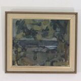 Swedish Oil on Canvas – "Obscured by Trees" by Alvar Jansson