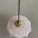 Suspension opaline rose ancienne