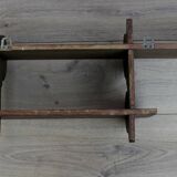 wooden plate shelf