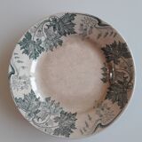 Set of 4 plates in luneville earthenware - murat model
