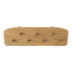 Vintage Solid Wood Wall-Mounted Coat Rack – 7 Pegs