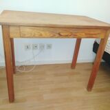 Bureau table en bois massif