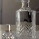 Vintage cut crystal whiskey decanter