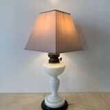 Antique opaline table lamp