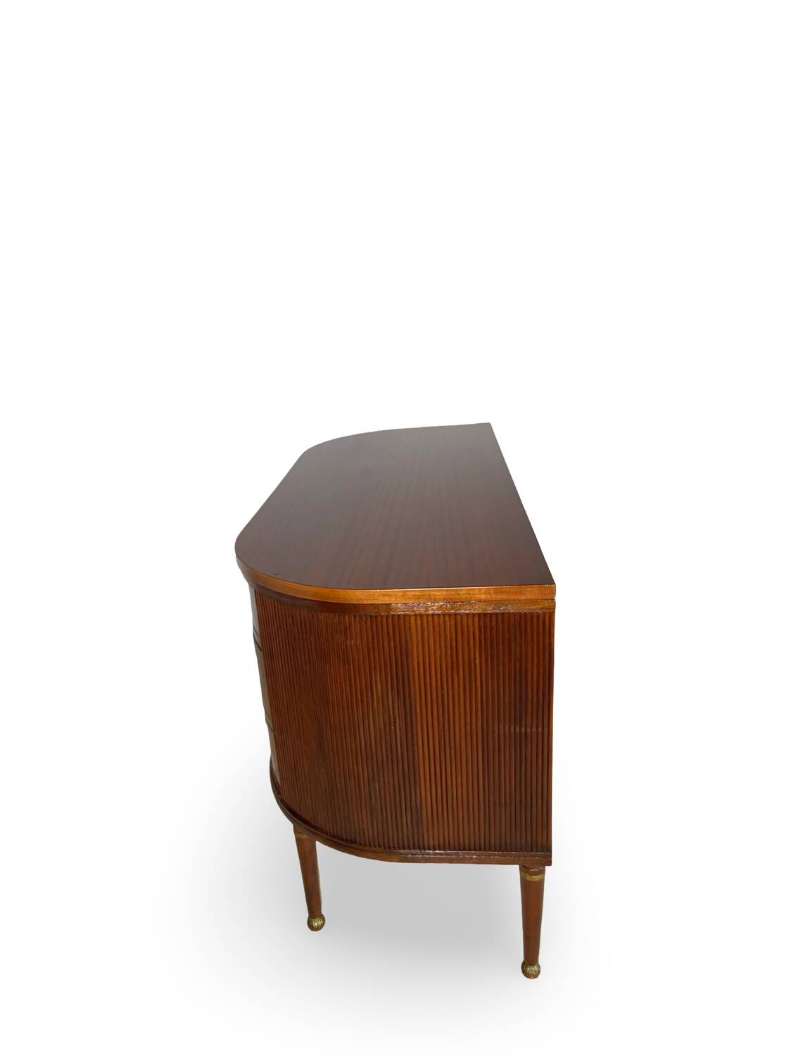 Large half-moon shaped chest of drawers/hall console, 1930s/1940s.