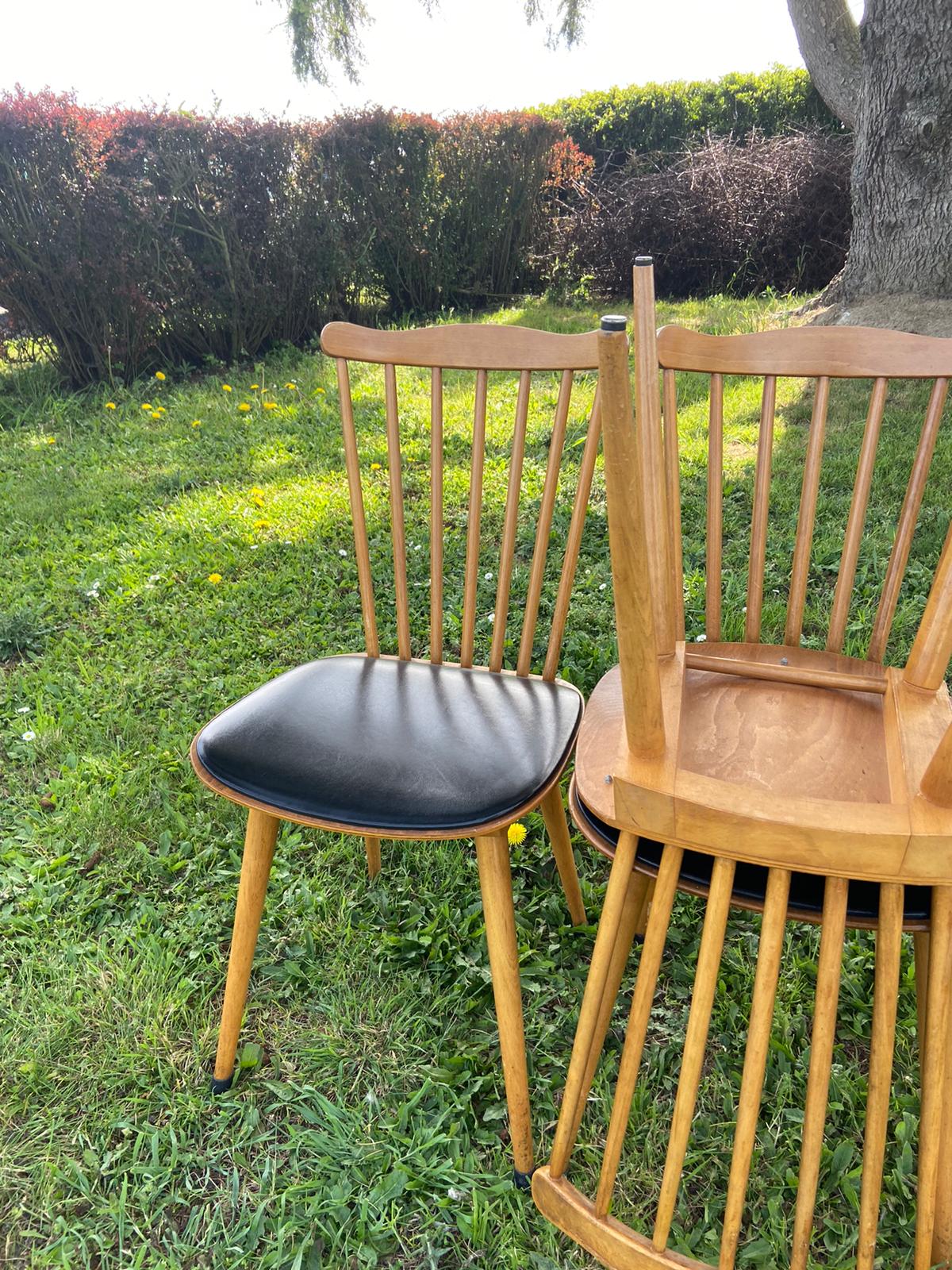 Set of 4 Baumann chairs