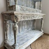 Walnut dresser, 19th century.