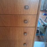 Scandinavian teak chest of drawers