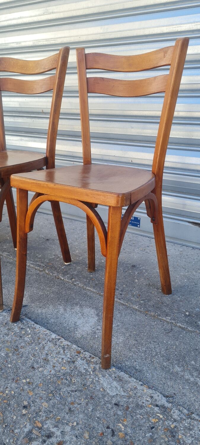 Set of 4 Baumann bistro chairs