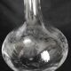 9 crystal white wine glasses from St. Louis model Cléo and their decanter.