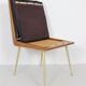 Pair of Boomerang Easy Chair by Hans Mitzlaff for Eugen Schmidt in Leather