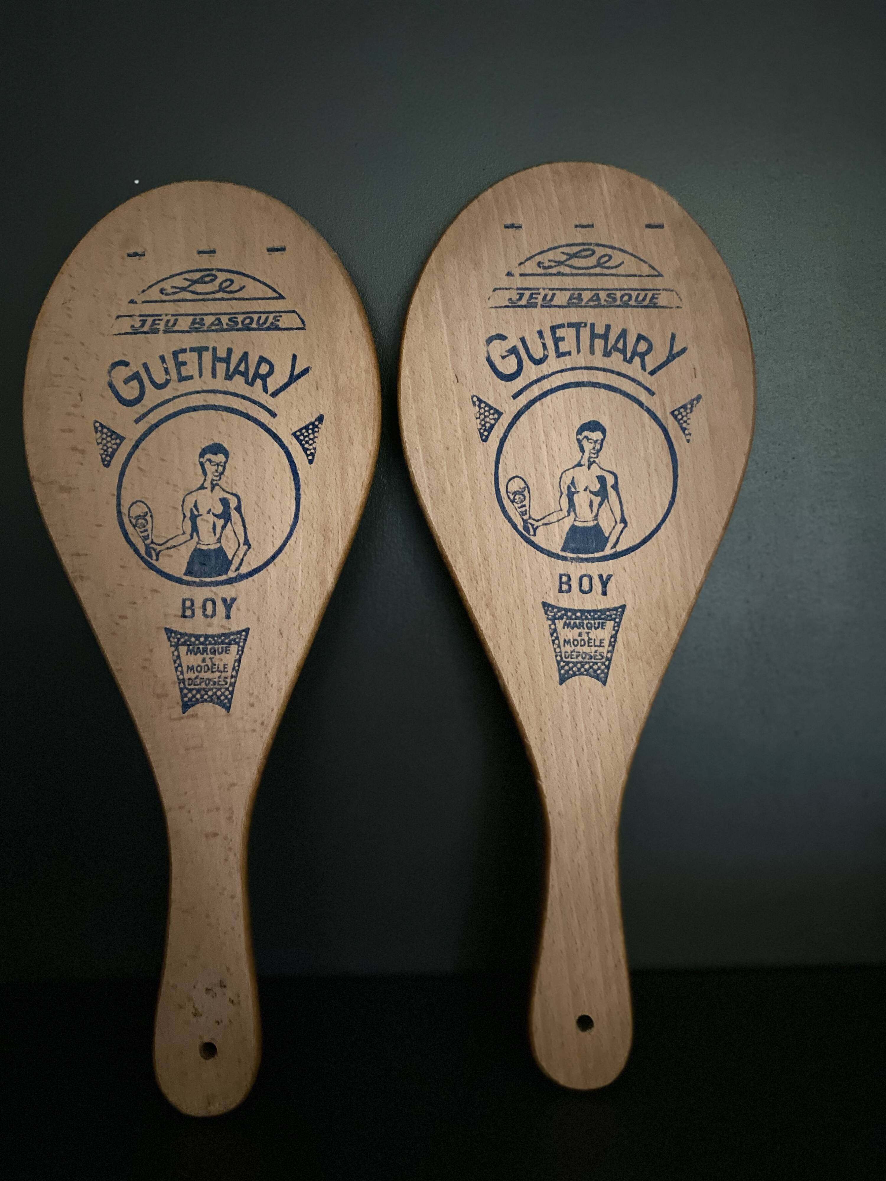 Vintage 50s jokari wooden rackets