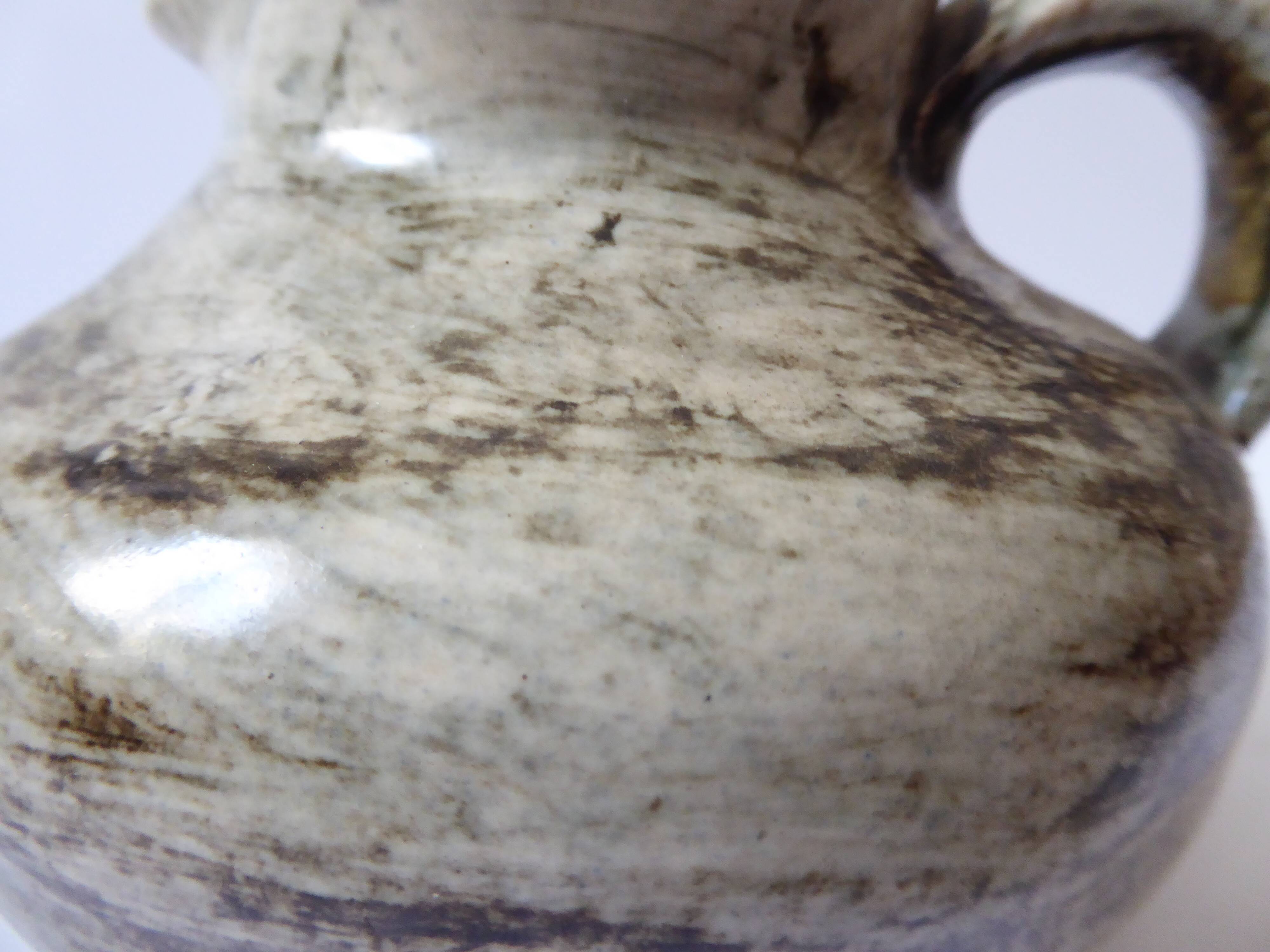 Signed pitcher in Ceramics from the 50s