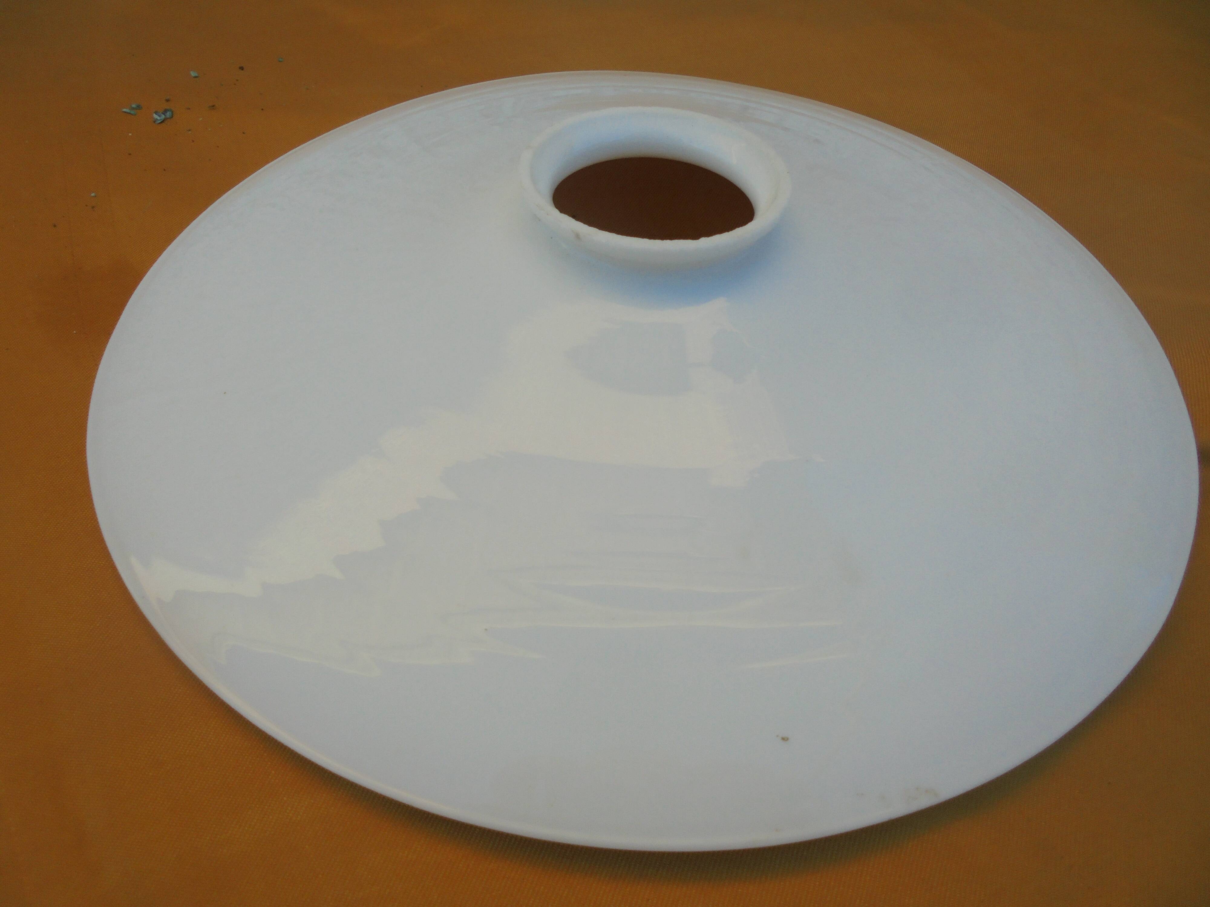 White opaline suspension lampshade