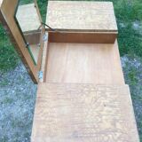 Art deco dressing table with tilting top stamped Sanyas and popot.