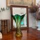 Old two-tone Murano glass vase 1960