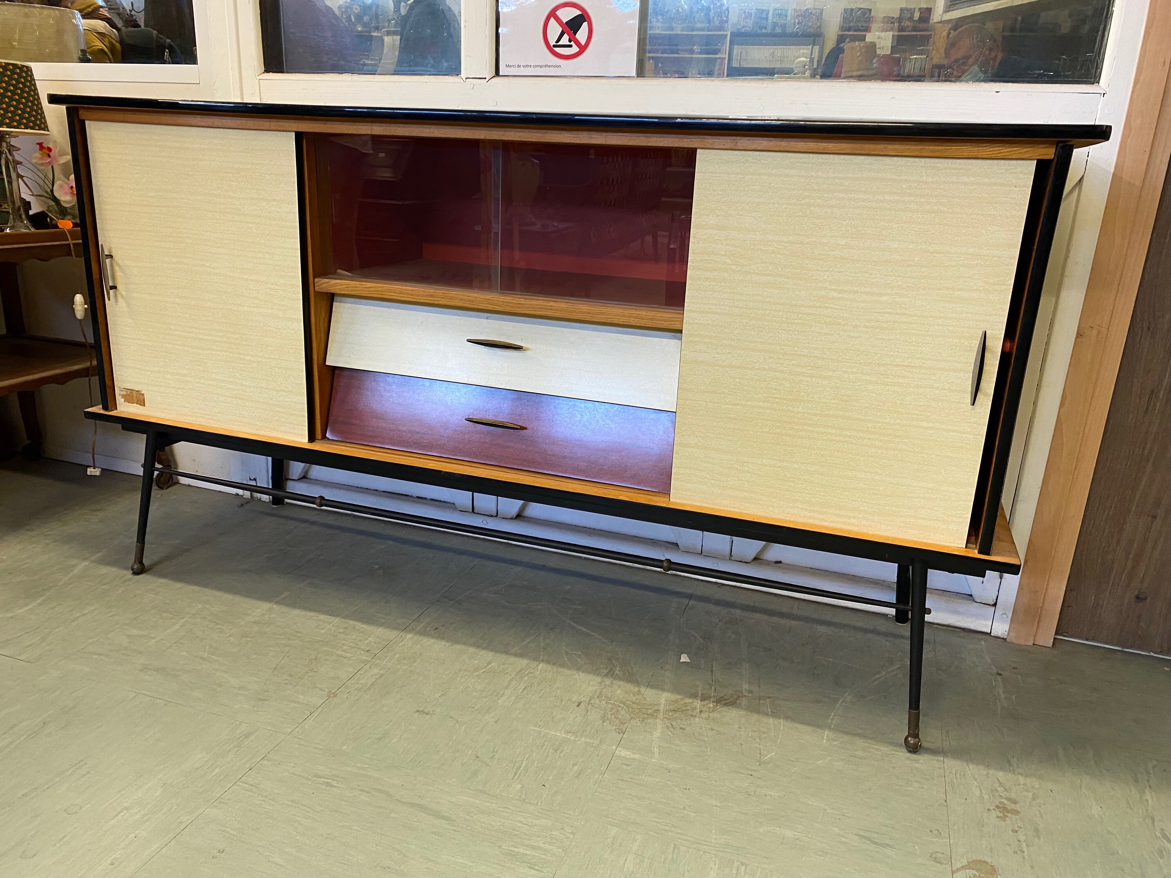 Vintage formica sideboard 1960